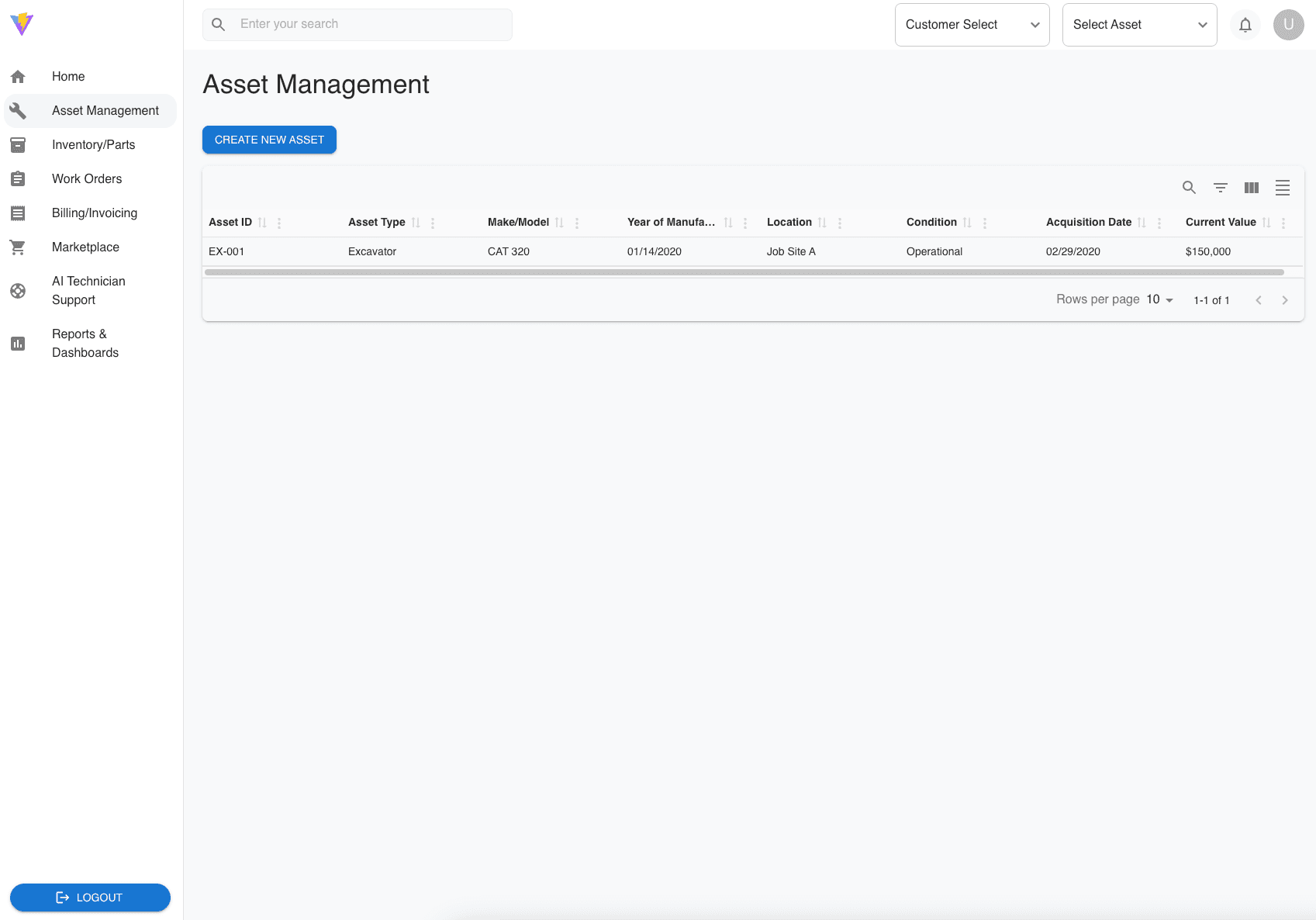 Asset management system